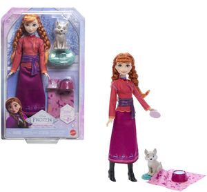 Disney Frozen Anna Doll & Wolf Cub Set