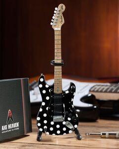 Buddy Guy Fender Stratocaster Polka Dot Finish 10 Inch Miniature Guitar
