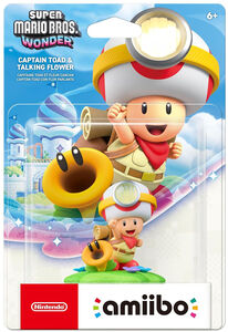 Toys to Life: Nintendo amiibo - Super Mario Bros. Wonder Series - Captain Toad & Talking Flower