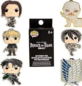FUNKO Pop! 6-Piece Blind Pin Set: Attack on Titan S4 Characters