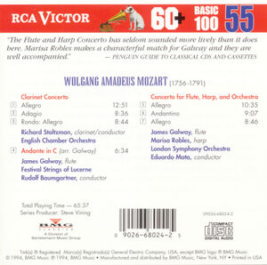 Clarinet Concerto / Flute & Harp Concerto