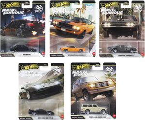 Hot Wheels Premium 1:64 Fast & Furious 10-Piece Q Assortment