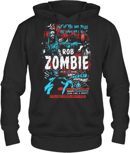 Rob Zombie - Into Darkness - Pullover Hoodie - Large Black HD0001RBZA3