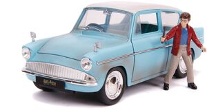 Harry Potter - Hollywood Rides - 1:24 1959 Ford Anglia Die-Cast Car & Harry Figure