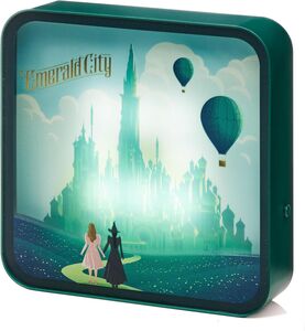 Numskull - Wicked - Emerald City Acrylic Desk Lamp/Wall Light