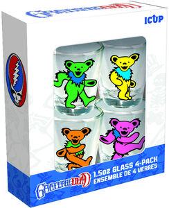 Gratetful Dead - Mini Glass Set (4-Pack / 1.5 oz)