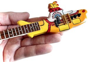 Yellow Submarine 10 Inch Miniature Bass Guitar Replica Collectible