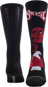Perri's - Ghost - Meliora Dove Flat Press Knit In - Crew Socks