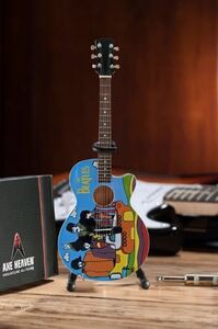 Yellow Submarine 10 Inch Miniature Acoustic Guitar Replica Collectible