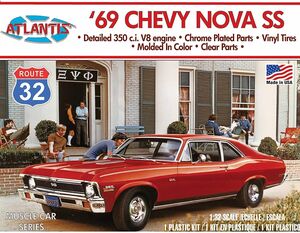 Route 32 Muscle Car Series - 1969 Chevrolet Nova SS 1/32 Scale Model Kit
