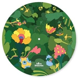 Beatles Yellow Submarine Record Mat Pepperland Woods