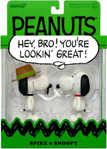 Super7 - Peanuts - ReAction Figures - Snoopy & Spike (2-Pack)