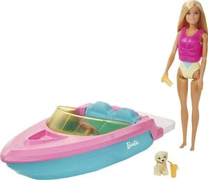 Barbie Doll and Boat Playset