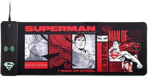 Numskull - Power Idolz - Superman - Oversize Gaming Mat & Mobile Charger
