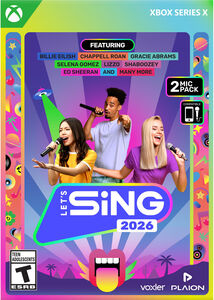 Lets Sing 2026 + 2 Mics for Xbox Series X