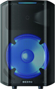 ION Audio Trooper 300 - Bluetooth Portable Speaker System -With Lights - Rechargeable - Black