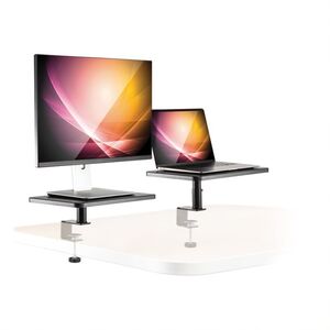 Allsop 32457 Ascend Monitor / Laptop Stands Adjustable 2 Pack (Black)
