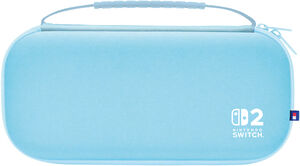 Switch 2 Accessory: Case - HORI Slim Tough Pouch - Light Blue: Officially Licensed by Nintendo