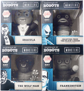 Universal Monsters 4-Pack Vinyl Figure – Handmade by Robots