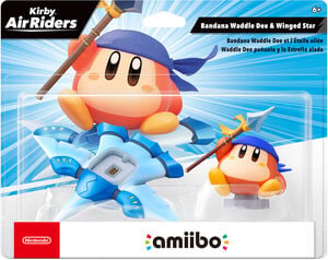 Toys to Life: Nintendo amiibo - Kirby Air Riders - Bandana Waddle Dee & Winged Star