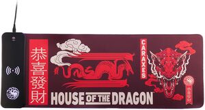 Numskull - Power Idolz - House of Dragons - Oversize Gaming Mat & Mobile Charger