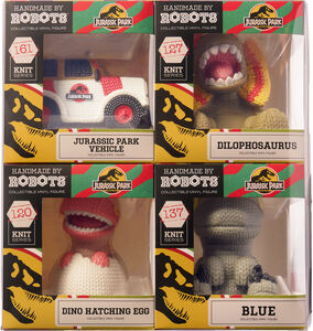Jurassic Park 4-Pack Vinyl Figure – Handmade by Robots