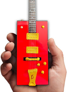 Bo Diddley Gretsch Signature Firebird Red G6138 Box 10 Inch Miniature Guitar