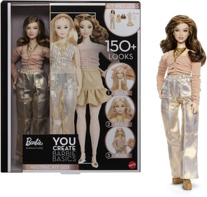 Barbie Signature You Create Barbie Basics Neutral Kit 003
