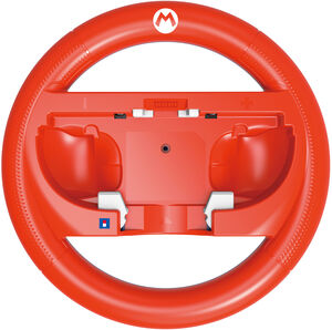 Switch 2 Accessory: Racing Wheel Attachment-HORI Mario Kart Racing MARIO Edition:Officially Licensed by Nintendo
