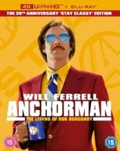 Anchorman: The Legend Of Ron Burgundy-20th Anniversary Collector Edition - Limited All-Region UHD Boxset with Poster, Stickers, Book & more!