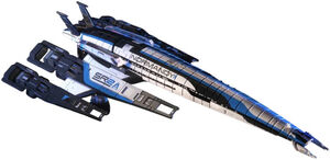 Mass Effect - Normandy SR-2 Die-Cast 8.7" Ship