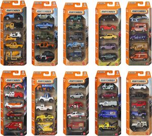Matchbox Basic 1:64 Car 5-Pack 12-Piece J Assortment