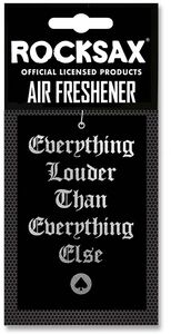 Rocksax - Motorhead - Everything Loud - Air Freshener (Vanilla)