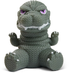 Godzilla Metallic Purple and Green Limited Edition Vinyl Figure – Handmade by Robots