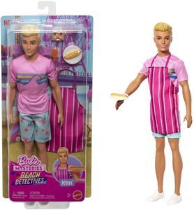 Barbie Mysteries: Beach Detectives Ken Doll and Accessories