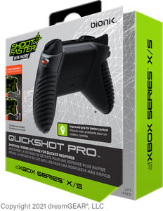 XBOX Accessory: BIONIK QuickShot PRO Trigger Stop - Black