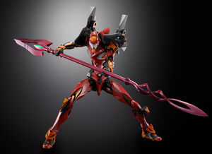 TAMASHII Evangelion 30th Production Model-02 With The Spear of Cassius Metal Build
