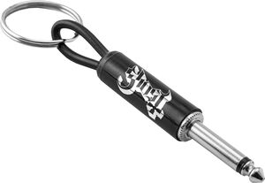 Pluginz - Ghost - Guitar Plug Keychain - Ghost Logo