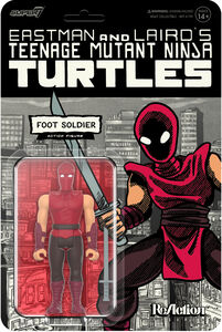 Super7 - Teenage Mutant Ninja Turtles - ReAction Figures Wv11 - Foot Soldier (Comic Color)