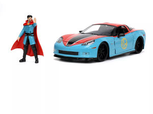 Marvel Avengers - Hollywood Rides - 1:24 '06 Corvette Z06 & Dr. Strange Figure