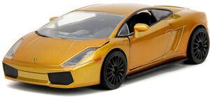 Fast & Furious X - 1:24 Gold Lamborghini Gallardo Die-Cast Car