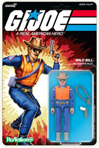Super7 - G.I. Joe - ReAction+ Wv03 (Cartoon) - Wild Bill (Cartoon)