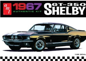 AMT 1967 Shelby Mustang GT350 (White) 1/25 Scale Model Kit