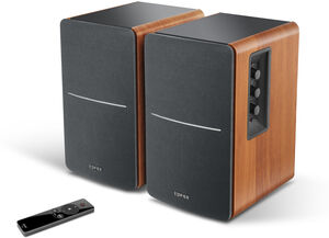 Edifier R1280Ts Powered Bookshelf Speakers - 42 Watts - Walnut look (Brown)
