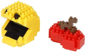 Nanoblock - Pac-Man - Character Collection - Pac-Man & Cherry Building Kit
