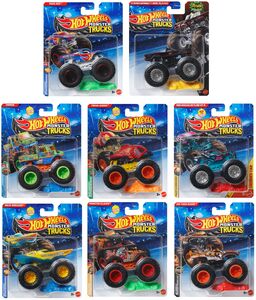 Hot Wheels Monster Trucks 1:64 8-Piece A Assortment