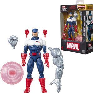 Hasbro Collectibles - Avengers - Marvel Legends - U.S. Agent (Force Works) Action Figure with Build-A-Figure Piece
