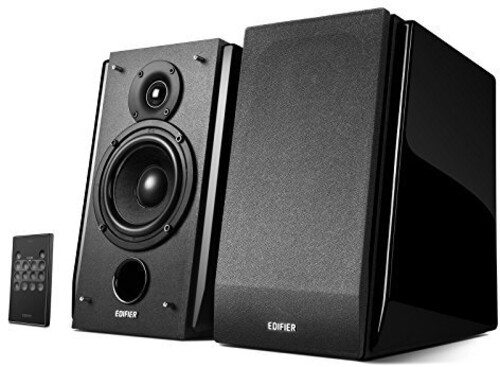 Edifier R1850DB 2.0 Shelf Speakers Bluetooth Wireless 4.0 - 70 Watts (Piano Black)