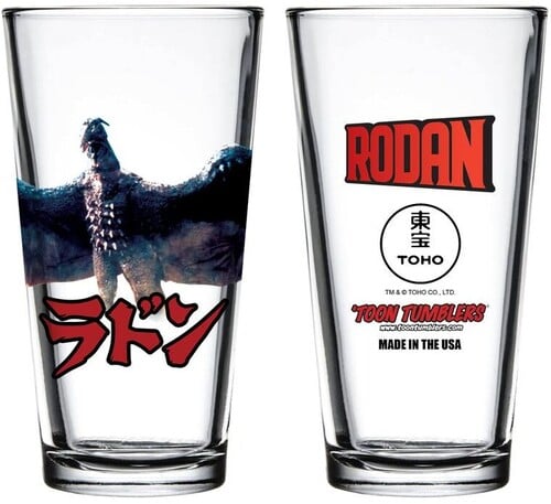 Toon Tumblers Godzilla - Rodan Pint Glass