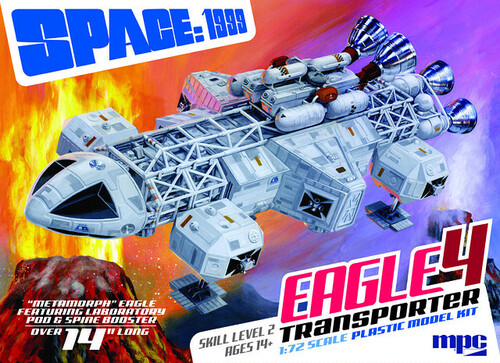 Space:1999 14 Eagle 4 featuring Lab Pod & Spine Booster MPC Model Kit
